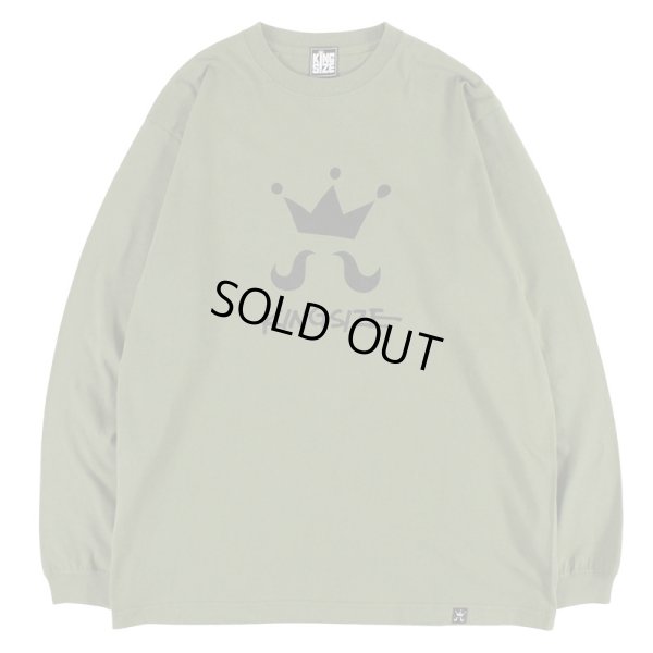 画像1: 【ラストXLのみ】KINGSIZE（キングサイズ）“MAIN LOGO L/S TEE” (1)