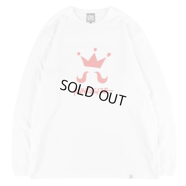 画像1: 【ラストSのみ】KINGSIZE（キングサイズ）“MAIN LOGO L/S TEE” (1)