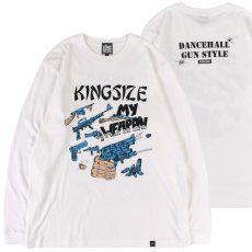 画像1: 【ラストXXLのみ】KINGSIZE（キングサイズ）“DANCEHALL L/S TEE” (1)