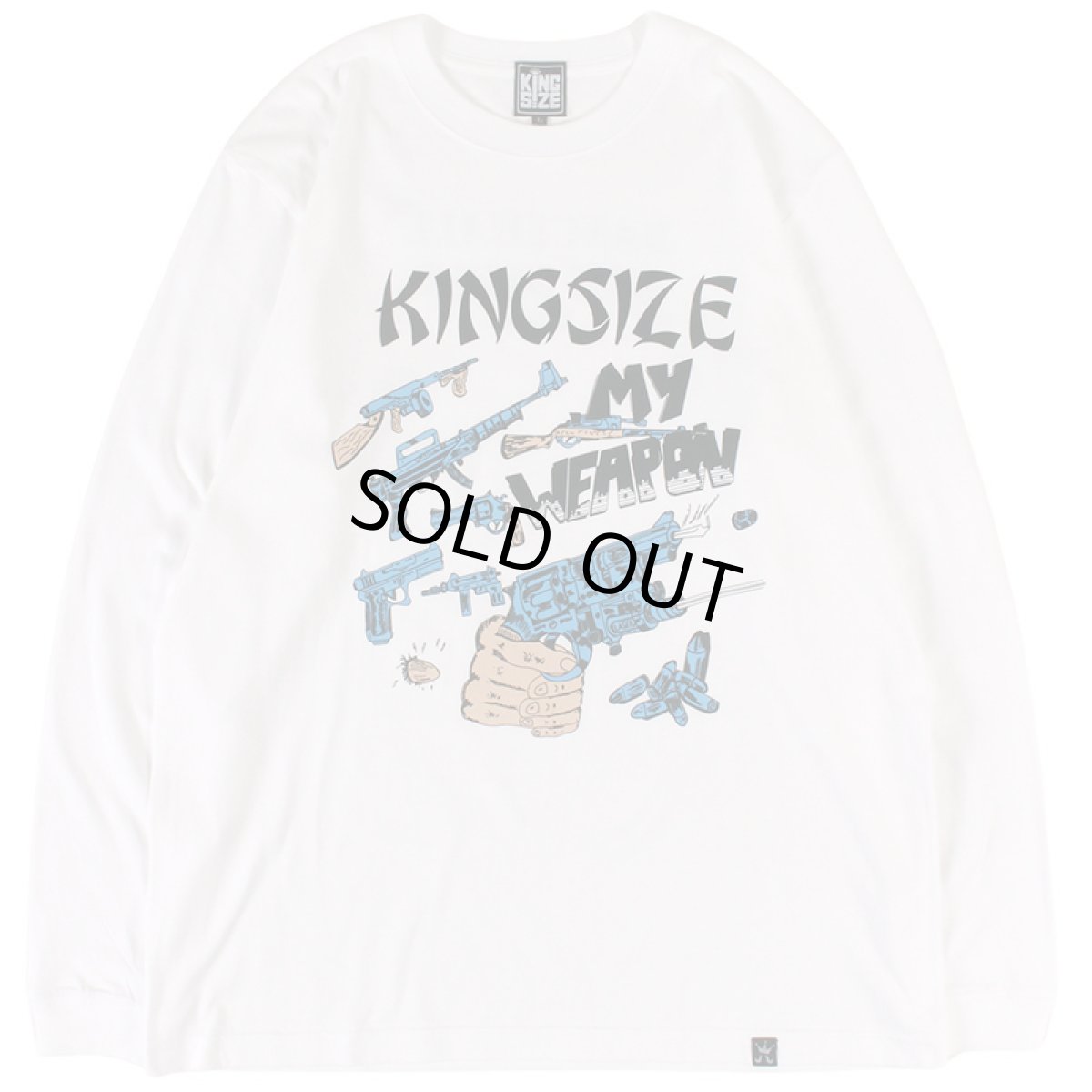 画像2: 【ラストXXLのみ】KINGSIZE（キングサイズ）“DANCEHALL L/S TEE” (2)