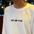画像11: 【2024.11.06再入荷】【ラストXXLのみ】PeeTee. (ピーティー) “MULTI COLOR LOVE AND PEACE L/S TEE” (11)