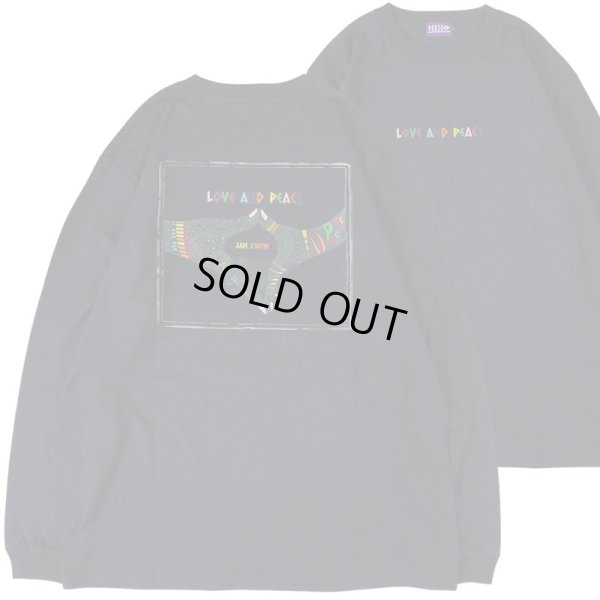 画像1: 【2024.11.06再入荷】【ラストLのみ】PeeTee. (ピーティー) “MULTI COLOR LOVE AND PEACE L/S TEE” (1)