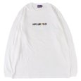 画像2: 【2024.11.06再入荷】【ラストXXLのみ】PeeTee. (ピーティー) “MULTI COLOR LOVE AND PEACE L/S TEE” (2)