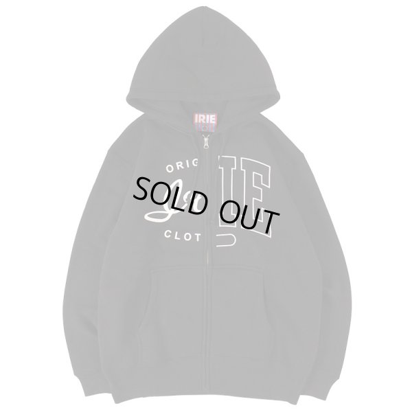 画像1: 【ラストLのみ】IRIE by irielife(アイリー バイ アイリーライフ) “DOUBLE LOGO ZIP HOODIE” (1)
