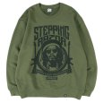 画像1: 【ラストMのみ】KINGSIZE（キングサイズ）“STEPPING RAZOR CREW SWEAT” (1)