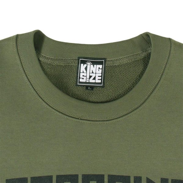 画像3: 【ラストMのみ】KINGSIZE(キングサイズ)“STEPPING RAZOR CREW SWEAT” (3)