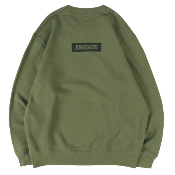 画像2: 【ラストMのみ】KINGSIZE(キングサイズ)“STEPPING RAZOR CREW SWEAT” (2)