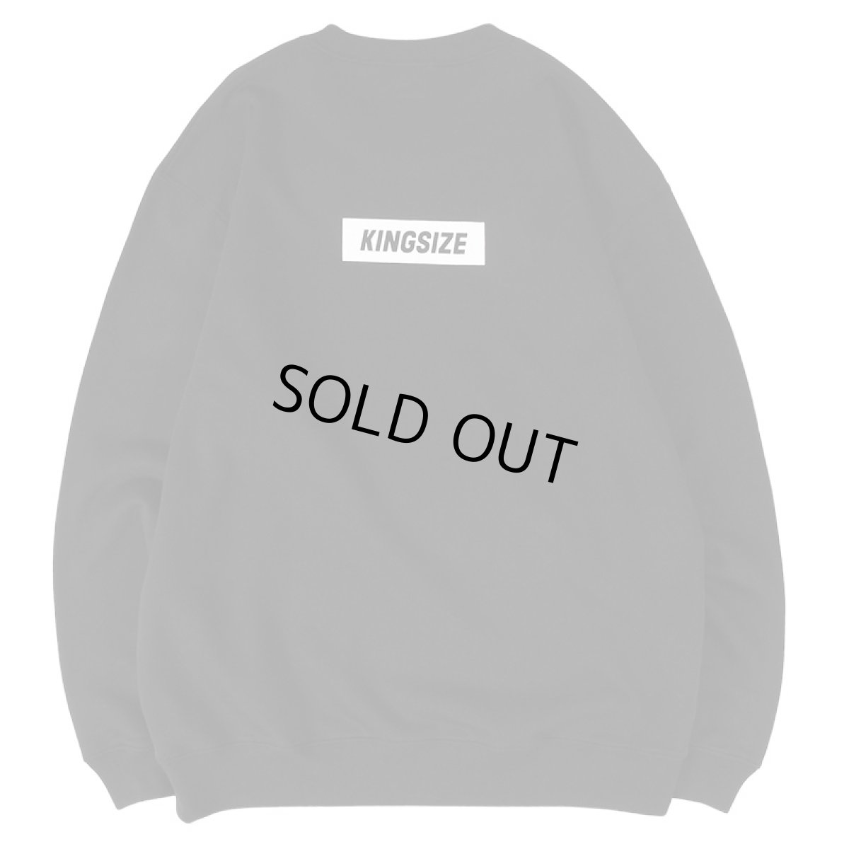 画像2: 【ラストMのみ】KINGSIZE（キングサイズ）“STEPPING RAZOR CREW SWEAT” (2)