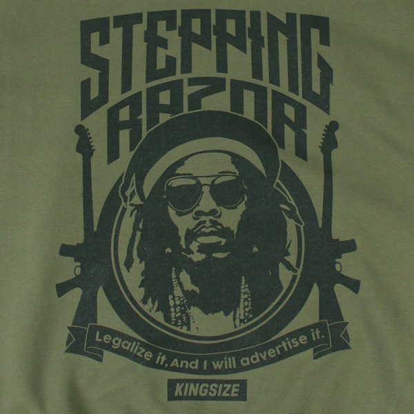 画像4: 【ラストMのみ】KINGSIZE(キングサイズ)“STEPPING RAZOR CREW SWEAT” (4)