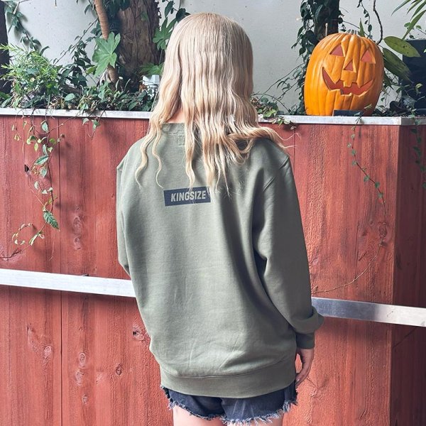 画像11: 【ラストMのみ】KINGSIZE(キングサイズ)“STEPPING RAZOR CREW SWEAT” (11)