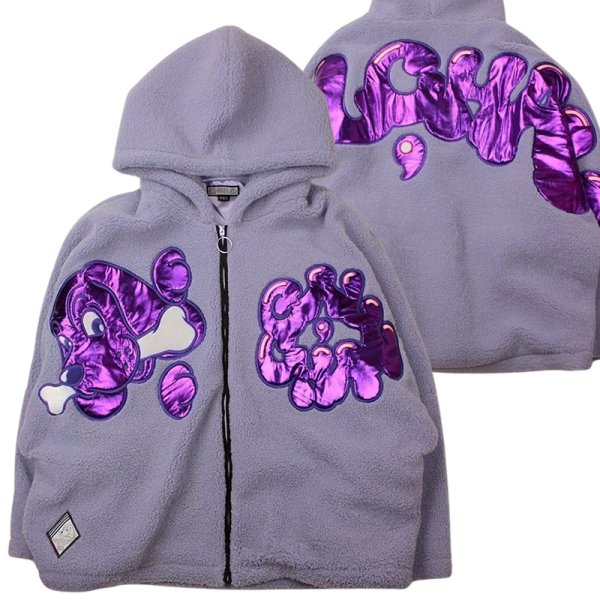 画像2: 【ラスト中型犬(L)のみ】GALFY(ガルフィー) “ピッカピカのダブモコパーカー” (2)