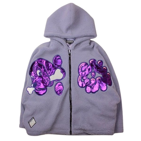 画像3: 【ラスト中型犬(L)のみ】GALFY(ガルフィー) “ピッカピカのダブモコパーカー” (3)