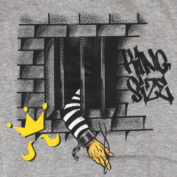 画像8: 【ラストXXLのみ】KINGSIZE(キングサイズ)“KS PRISON HOODY” (8)