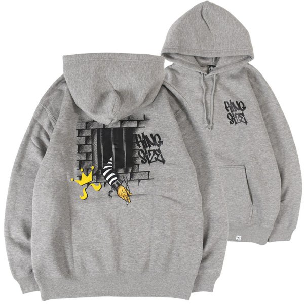 画像1: 【ラストXXLのみ】KINGSIZE（キングサイズ）“KS PRISON HOODY” (1)