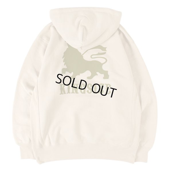 画像3: 【ラストXLのみ】KINGSIZE(キングサイズ)“RASTA LION HOODY” (3)