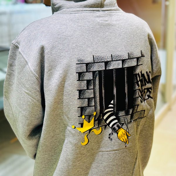 画像15: 【ラストXXLのみ】KINGSIZE(キングサイズ)“KS PRISON HOODY” (15)