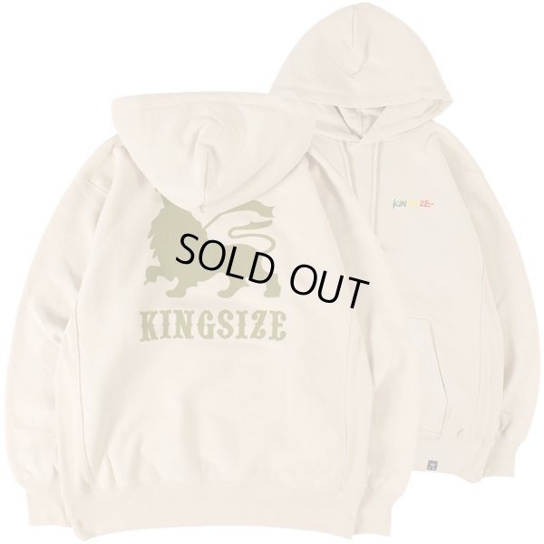 画像1: 【ラストXLのみ】KINGSIZE（キングサイズ）“RASTA LION HOODY” (1)