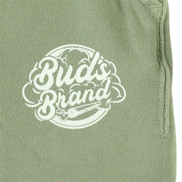 画像6: 【ラストXLのみ】BUDS(バッズ) “SMOKE PIGMENT SWEAT PANTS” (6)