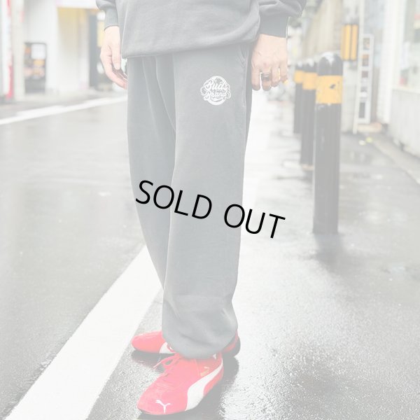 画像12: 【ラストXLのみ】BUDS(バッズ) “SMOKE PIGMENT SWEAT PANTS” (12)