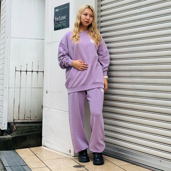 画像16: 【ラストLのみ】BUDS（バッズ） “SMOKE PIGMENT SWEAT PANTS” (16)