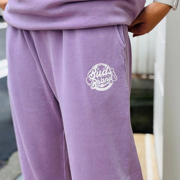 画像15: 【ラストLのみ】BUDS（バッズ） “SMOKE PIGMENT SWEAT PANTS” (15)