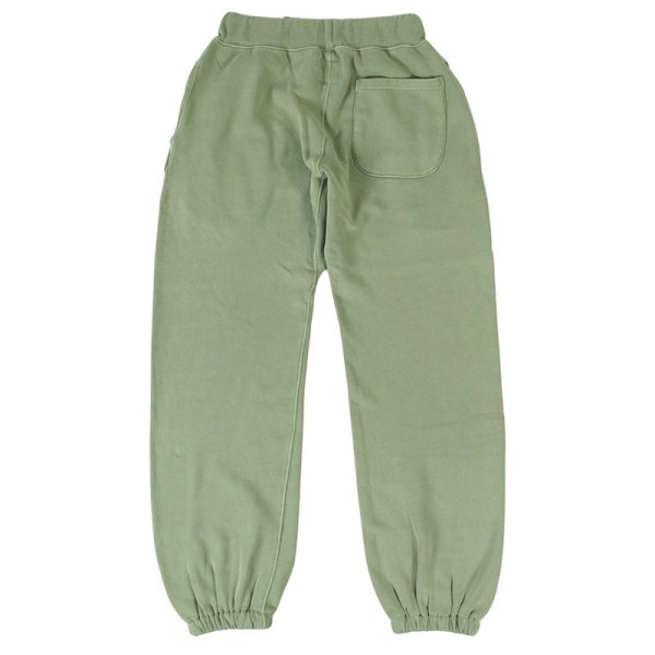 画像2: 【ラストXLのみ】BUDS(バッズ) “SMOKE PIGMENT SWEAT PANTS” (2)