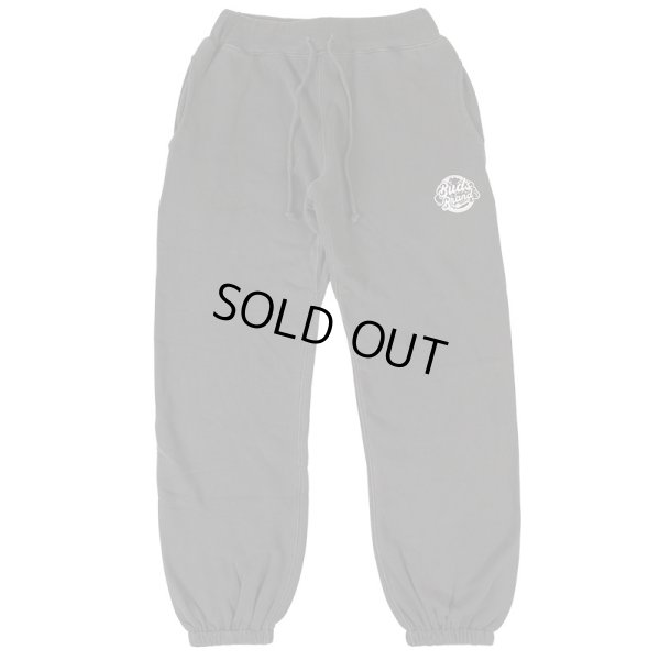 画像1: 【ラストXLのみ】BUDS(バッズ) “SMOKE PIGMENT SWEAT PANTS” (1)