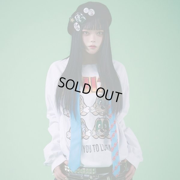 画像1: 【ラスト大型犬(XL)のみ】GALFY(ガルフィー) “ちぃ〜っすロンTee” (1)