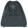 画像4: 【ラスト中型犬（L）のみ】GALFY(ガルフィー) “スケルトン☆ウイング ロンTee” (4)