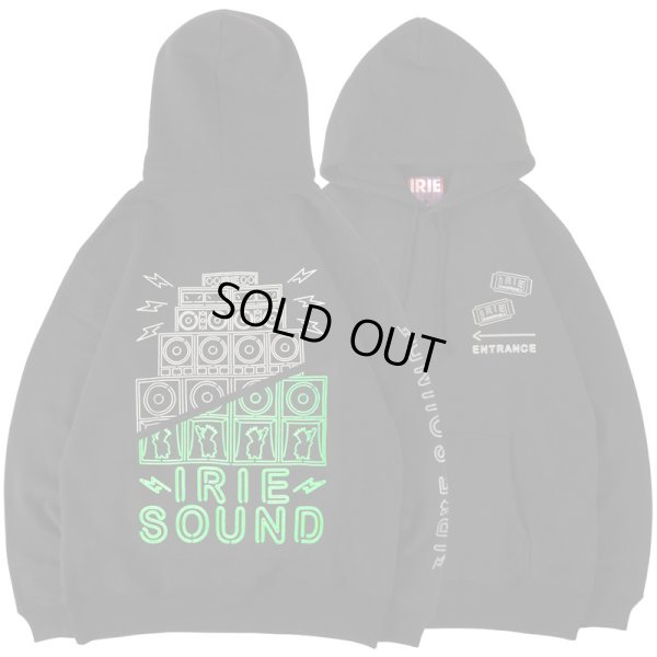 画像1: 【ラストLのみ】IRIE by irielife(アイリー バイ アイリーライフ) “NEON SOUND SYSTEM HOODIE” (1)
