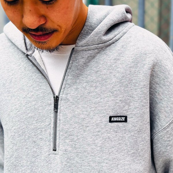 画像13: KINGSIZE(キングサイズ)“BOX HALF ZIP HOODY” (13)