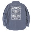 画像3: 【ラストLのみ】KINGSIZE（キングサイズ）“JACK KING L/S SHIRT” (3)