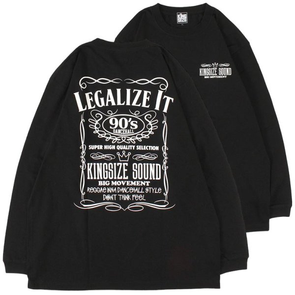 画像1: 【ラストMのみ】KINGSIZE（キングサイズ）“JACK KING L/S TEE” (1)
