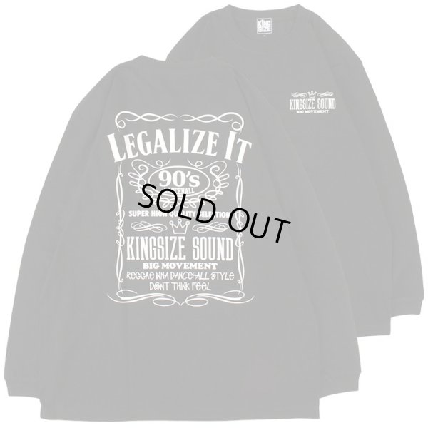 画像1: 【ラストMのみ】KINGSIZE（キングサイズ）“JACK KING L/S TEE” (1)