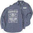 画像1: 【ラストLのみ】KINGSIZE（キングサイズ）“JACK KING L/S SHIRT” (1)