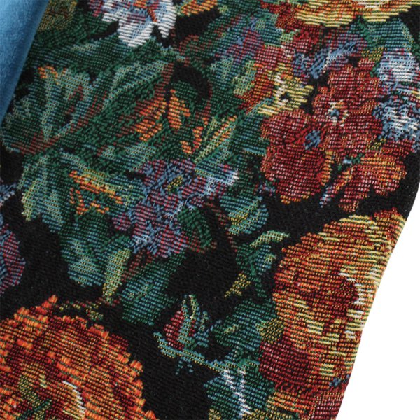 画像7: 【ラストLのみ】PeeTee. (ピーティー) “VELOR FLOWER CREW NECK” (7)