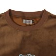 画像3: 【ラストXLのみ】PeeTee. (ピーティー) “VELOR FLOWER CREW NECK” (3)