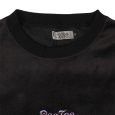 画像3: 【ラストLのみ】PeeTee. (ピーティー) “VELOR FLOWER CREW NECK” (3)