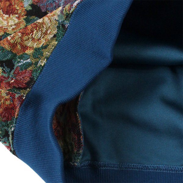 画像11: 【ラストLのみ】PeeTee. (ピーティー) “VELOR FLOWER CREW NECK” (11)