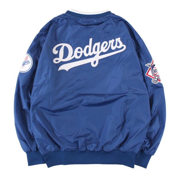 画像3: 【ラストXLのみ】FANATICS (ファナティクス) “MLB 裏メッシュVネックナイロンプルオーバージャケット (ML2324FW0007)” (3)
