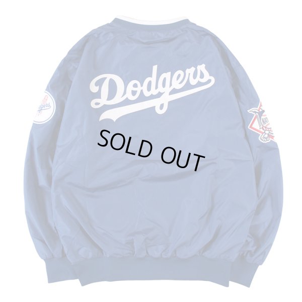 画像3: 【ラストXLのみ】FANATICS (ファナティクス) “MLB 裏メッシュVネックナイロンプルオーバージャケット (ML2324FW0007)” (3)