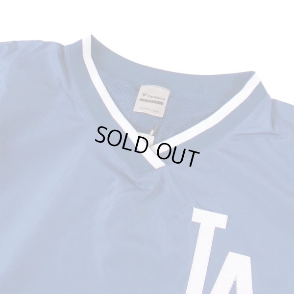 画像4: 【ラストXLのみ】FANATICS (ファナティクス) “MLB 裏メッシュVネックナイロンプルオーバージャケット (ML2324FW0007)” (4)