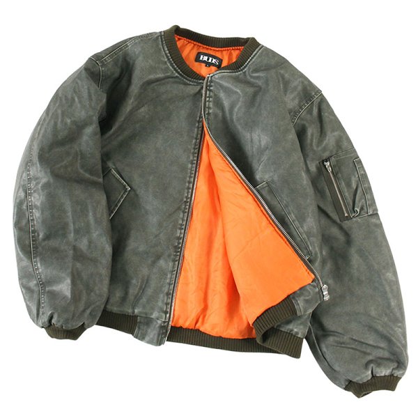 画像1: 【ラストXLのみ】BUDS（バッズ）“WASHER PU BLOUSON” (1)