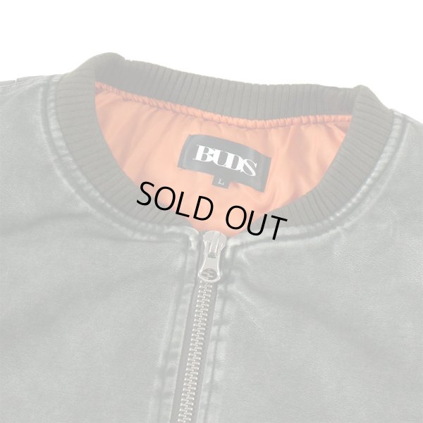 画像4: 【ラストXLのみ】BUDS（バッズ）“WASHER PU BLOUSON” (4)