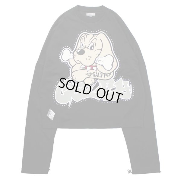画像2: 【ラスト中型犬（L）のみ】GALFY(ガルフィー) “ギャル男BIGロゴ大萌袖ロンTee” (2)