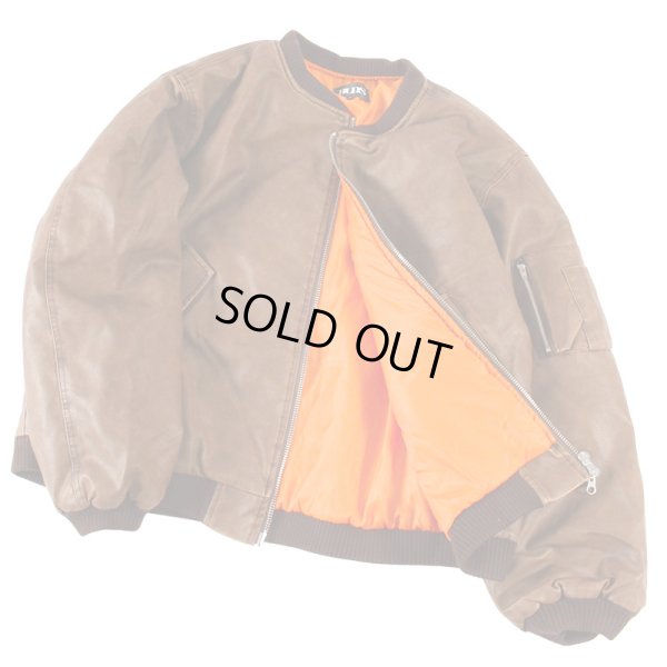 画像1: 【ラストXLのみ】BUDS（バッズ）“WASHER PU BLOUSON” (1)