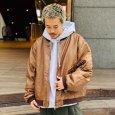 画像14: 【ラストXLのみ】BUDS（バッズ）“WASHER PU BLOUSON” (14)