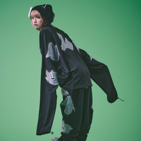 画像15: 【ラスト中型犬(L)のみ】GALFY(ガルフィー) “ギャル男BIGロゴ大萌袖ロンTee” (15)