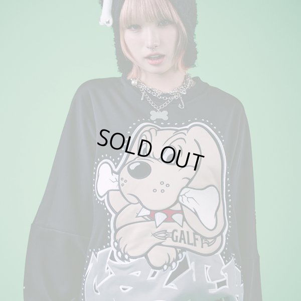 画像13: 【ラスト中型犬（L）のみ】GALFY(ガルフィー) “ギャル男BIGロゴ大萌袖ロンTee” (13)