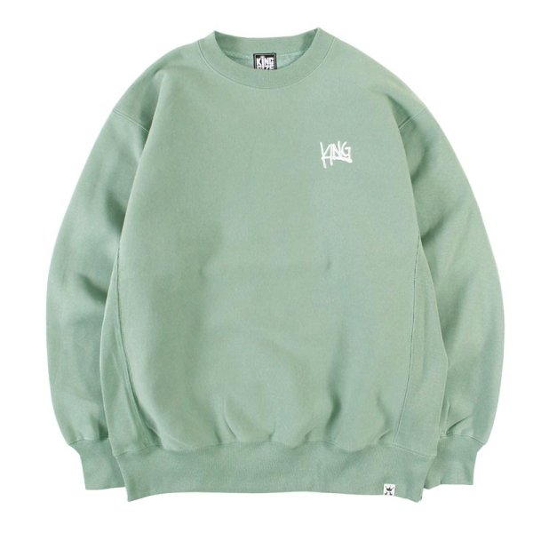 画像1: 【2025.01.22再入荷】KINGSIZE（キングサイズ）“DRAW CREW SWEAT” (1)